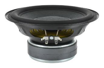 An eight inch high-end woofer from MISCO's Bold North Audio.